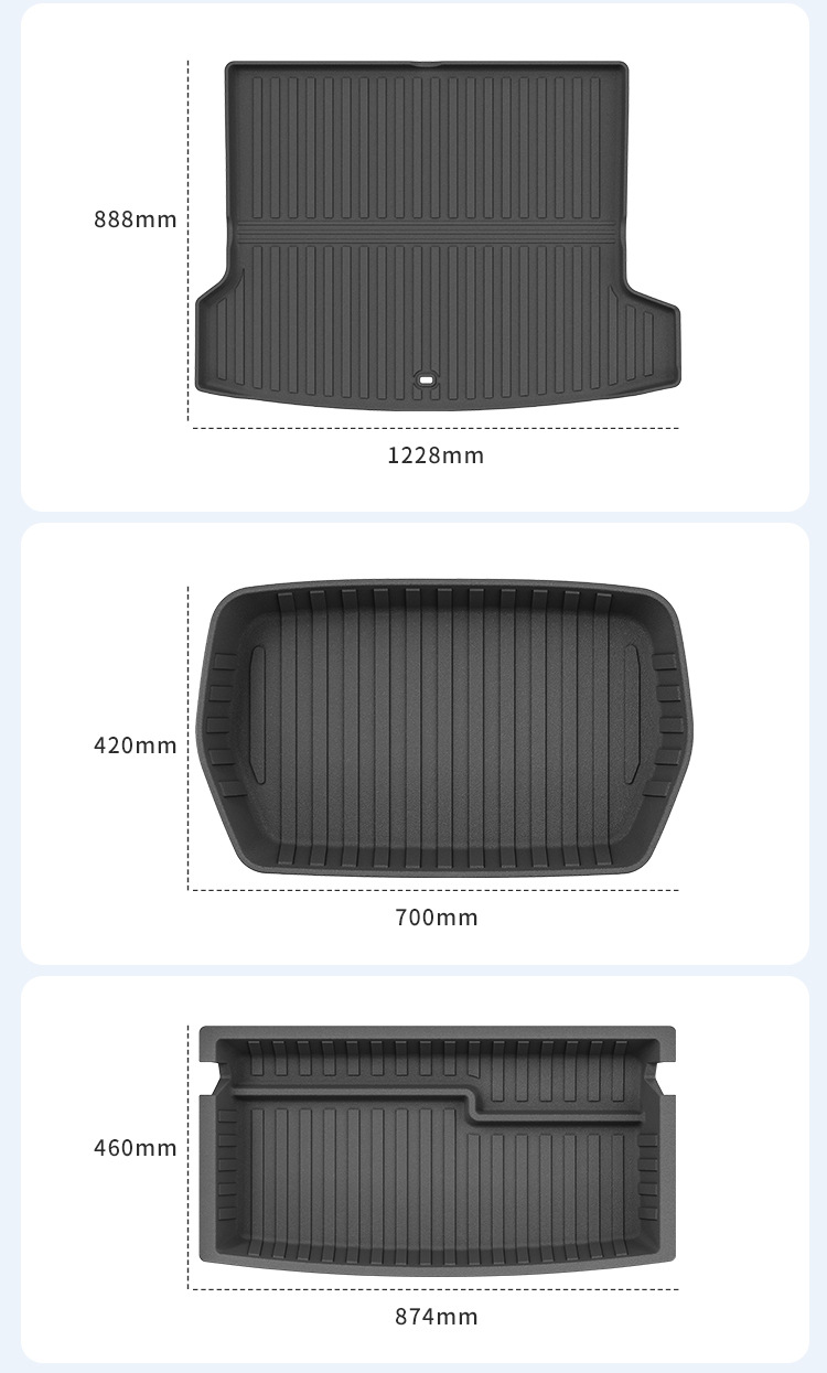 Suitable for 26 models of Xpeng L03 car floor mats, custom-made TPE floor mats, trunk mat, and seat back cushion