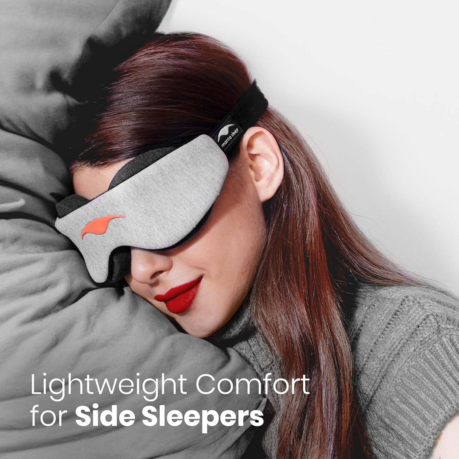 Máscara de sueño con copa de ojos desmontable Amazon Manta Sleep Mask ajustable máscara de ojos