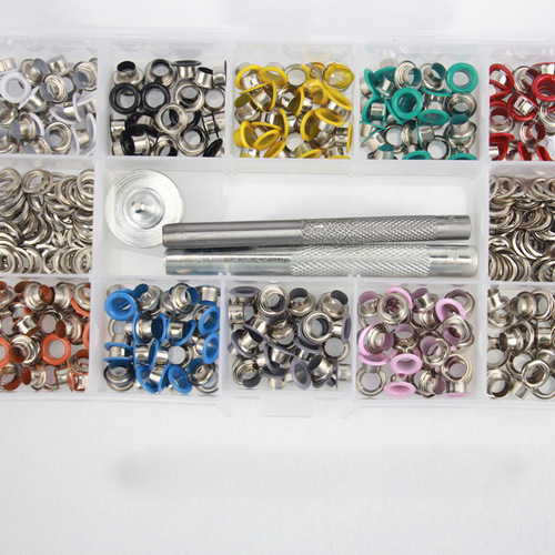 300 sets of 5mm colored nail dots + nail dot installation tools, spray paint, nail dot shoe dot fasteners for cross-border wholesale