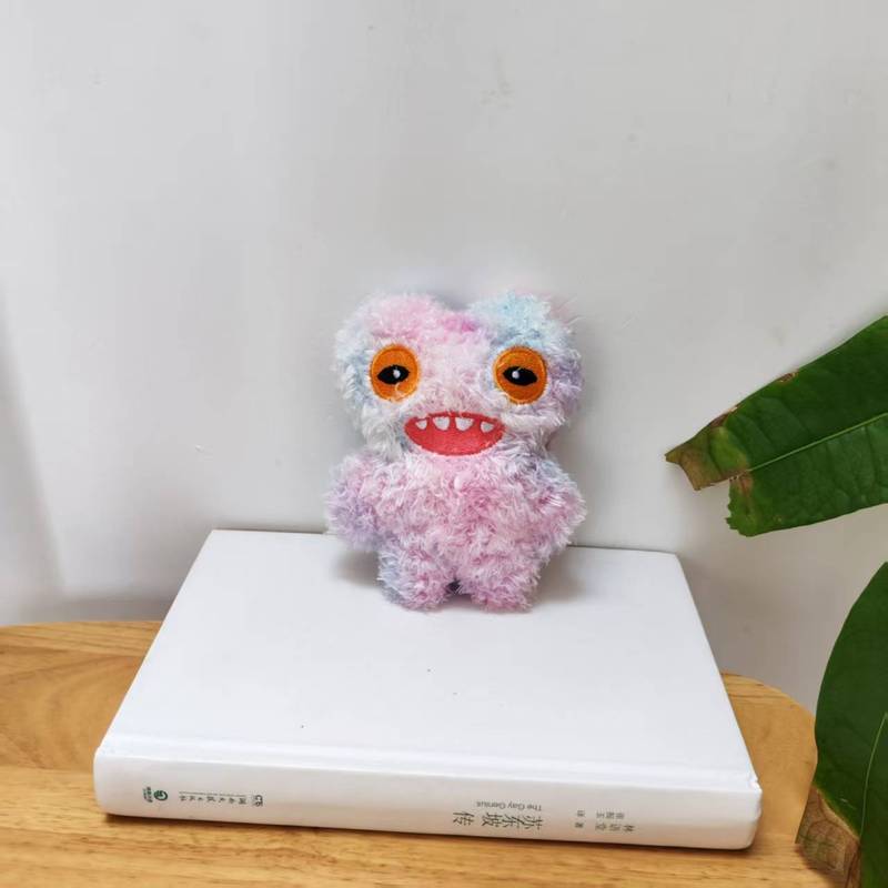 新品fuggler大牙齿萌牙怪兽挂件放克牙宝丑萌怪物公仔毛绒钥匙扣|undefined
