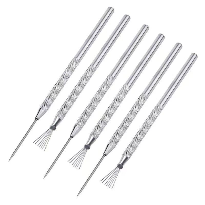 Bolsas opp multifuncionales transfronterizas de siete agujas, agujas detalladas, arcilla ultraligera, arcilla, cerámica, herramienta de modelado auxiliar