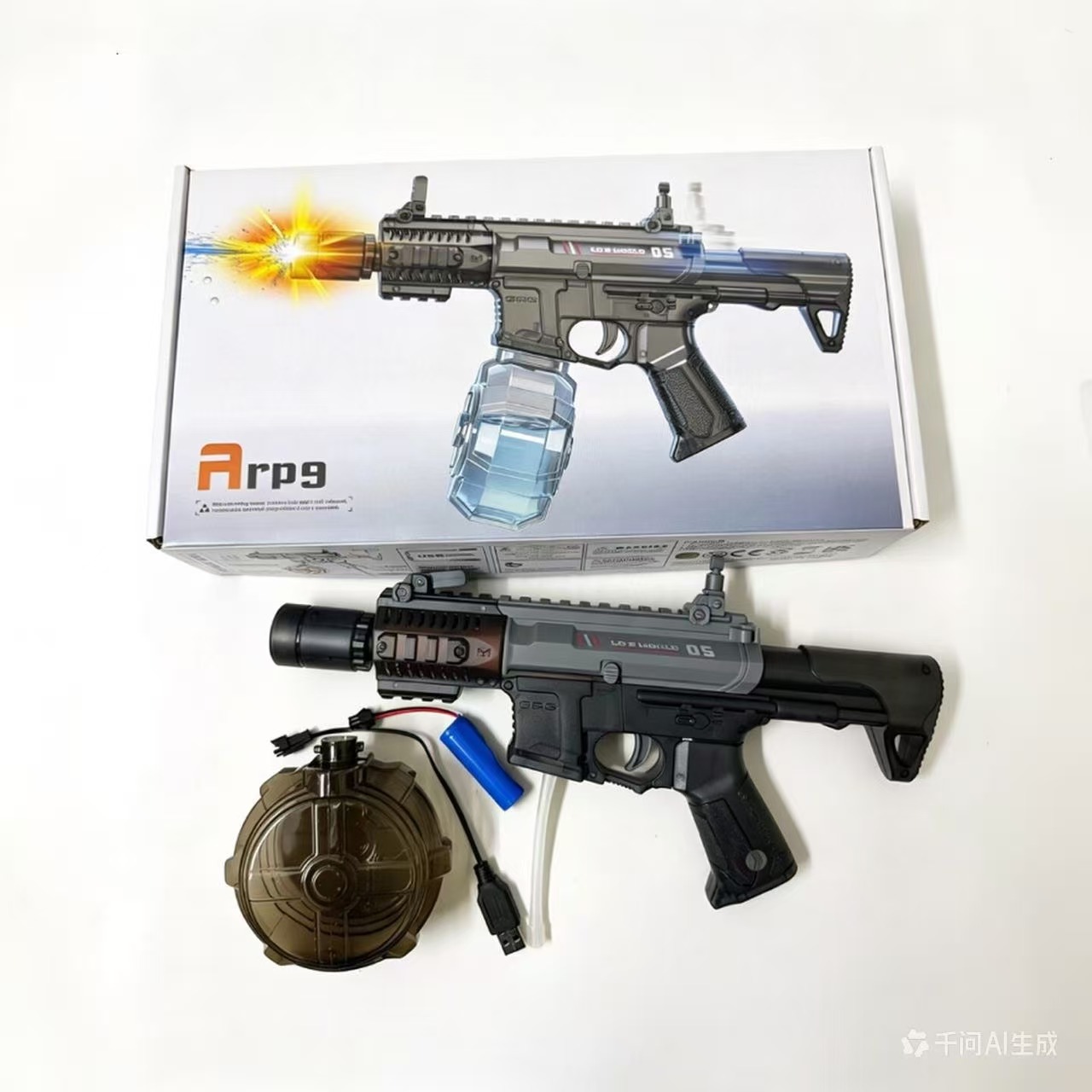 Pistola de agua eléctrica de descarga continua de Victor con mano de absorción automática de agua de pulso de alta capacidad