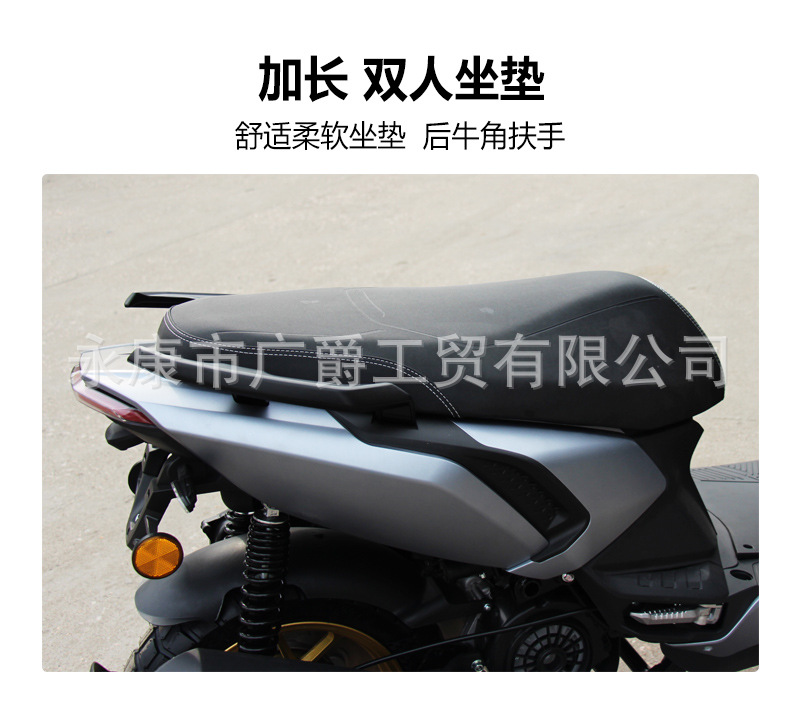 Cross-Border New Model 150Cc Scooter Fuel Vehicle Pdf Two-Wheeled Motorcycle Adult Off-Road Assistive Vehicle Factory Export