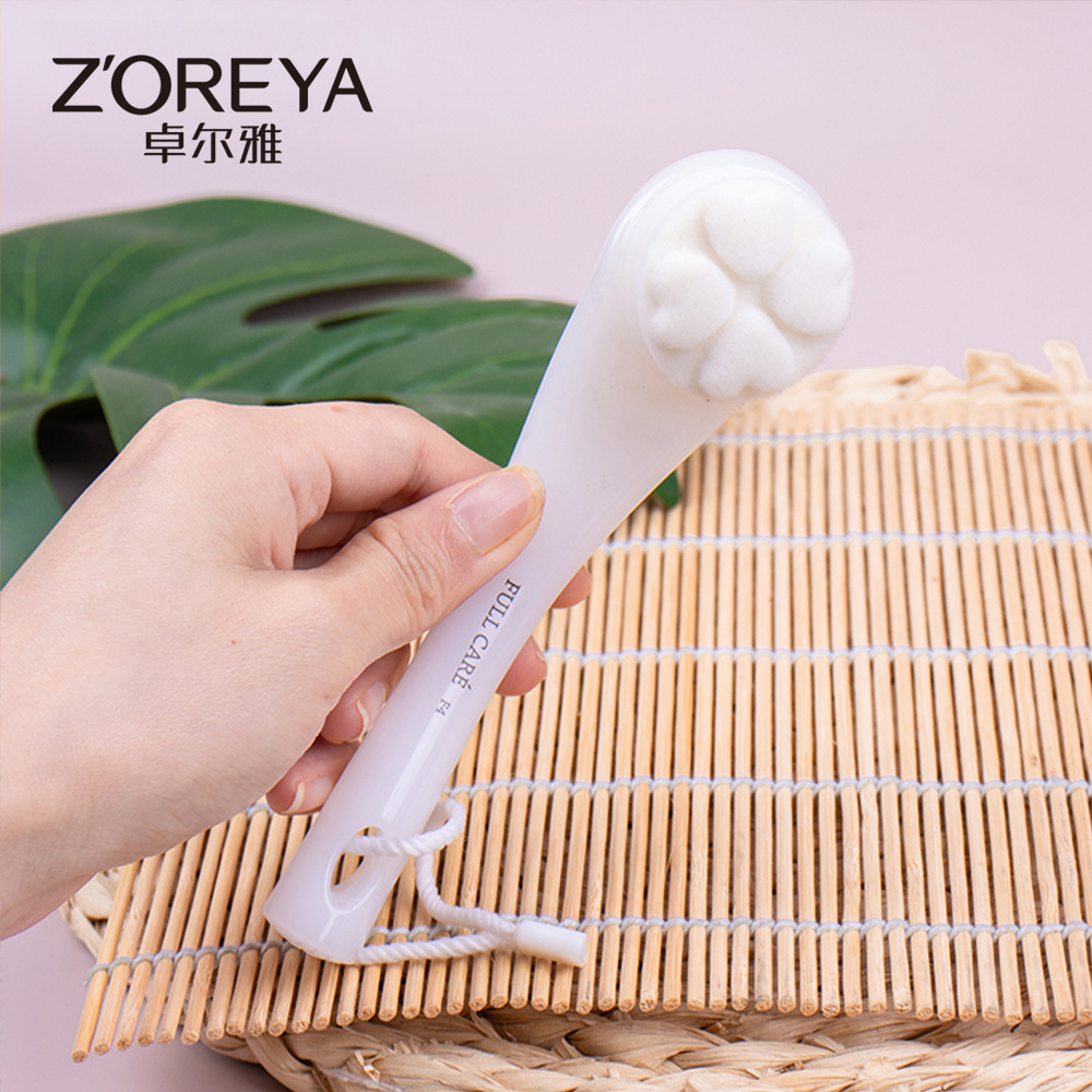 Zhuolya nuevo cepillo de limpieza al por mayor removedor de pelo suave INSTRUMENTO DE LIMPIEZA pore blackhead eliminación cordón arco cara lavado cepillo