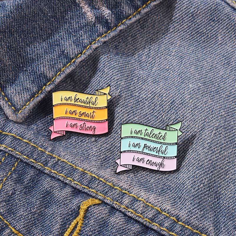Elegant, Streetwear Style Elegant Streetwear Pin Letter Rainbow Alloy Plating Unisex Brooches