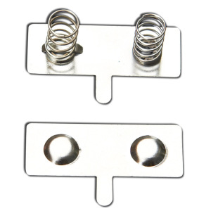 Factory processing hardware switch shrapnel copper conductive sheet buckle stainless steel button battery shrapnel stamping parts