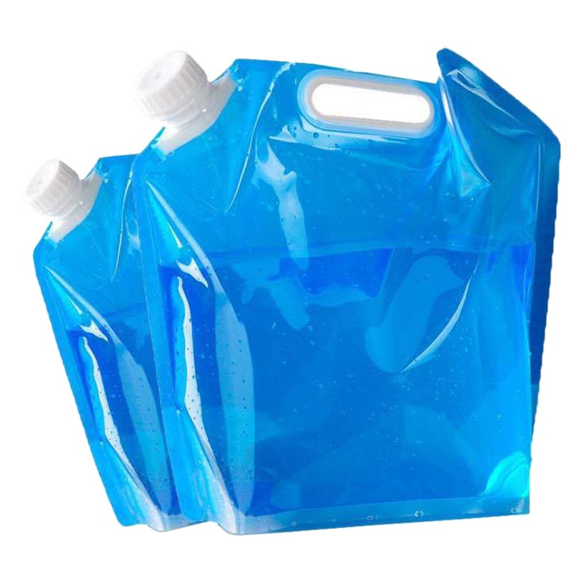 In stock 5L large capacity water bag sports portable folding water bag outdoor travel camping mountaineering portable water storage bag