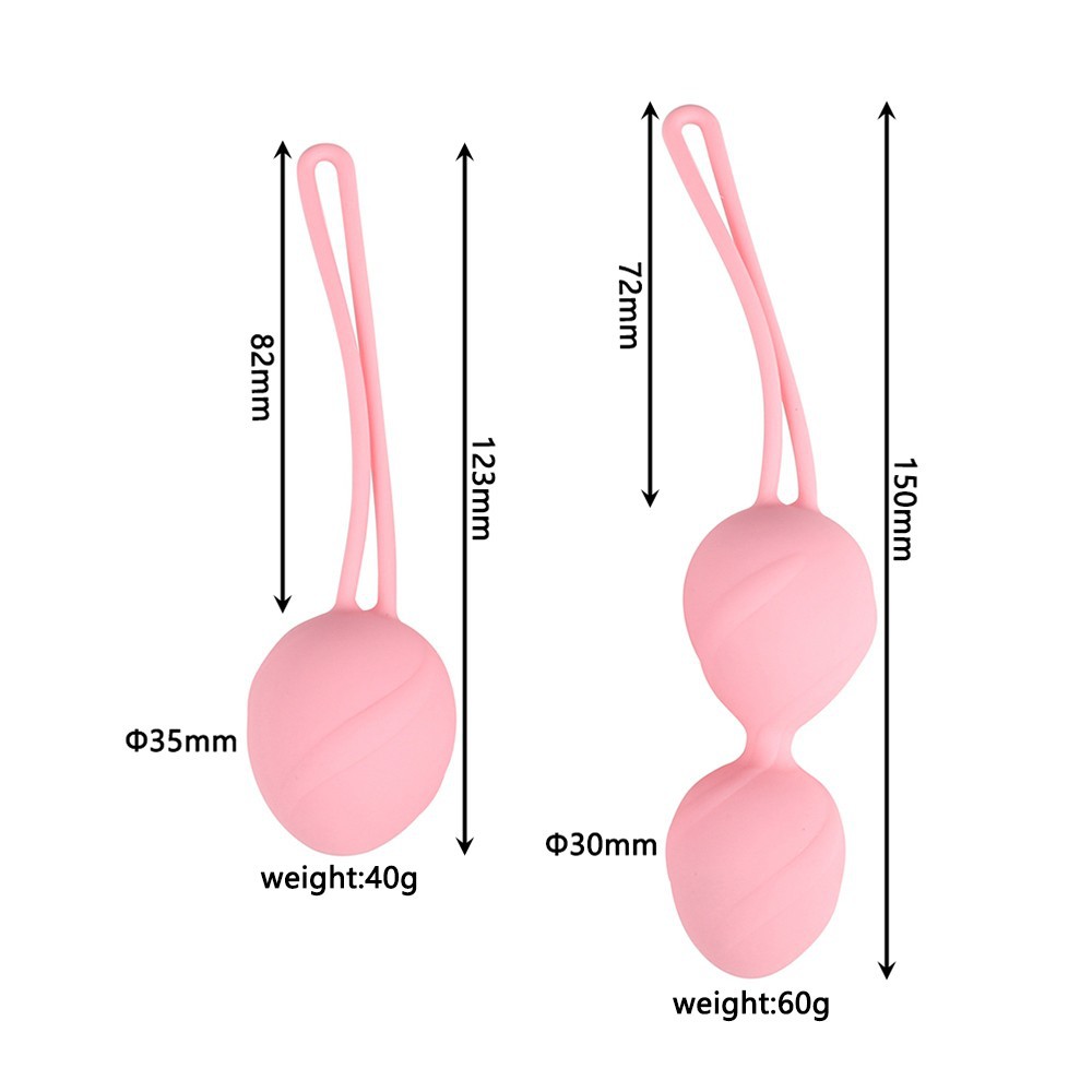 Kegel Smart Ball Set for Women, Single & Double Balls, Silicone Postpartum Pelvic Floor Trainer — detail image 4
