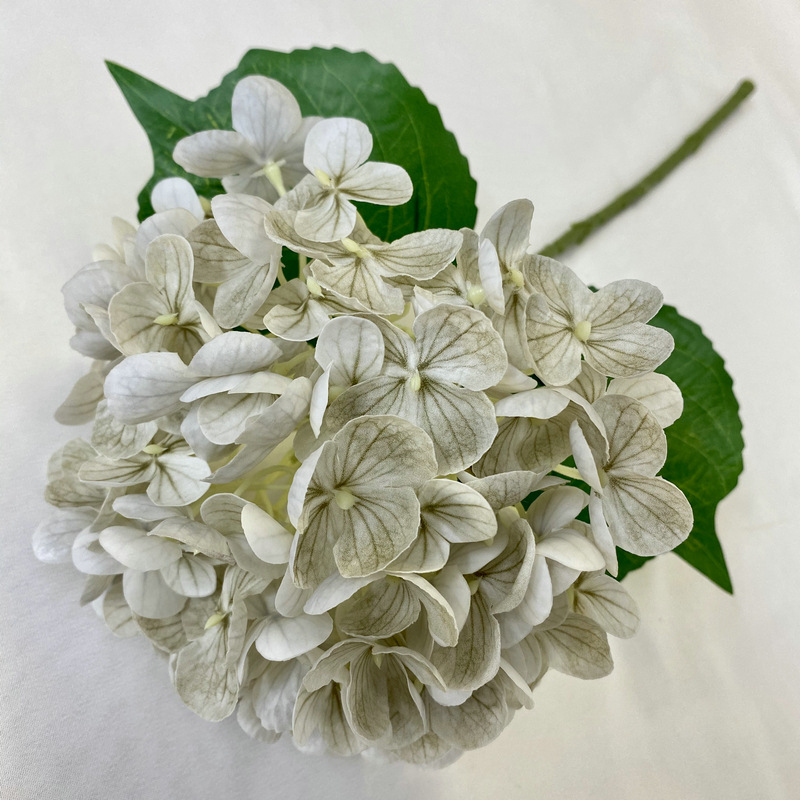 手触り婉曲約72枚のアジサイの家庭装飾花芸結婚祝いに偽花の手触りソフトゴムを配置してアジサイの花をシミュレーションした|undefined
