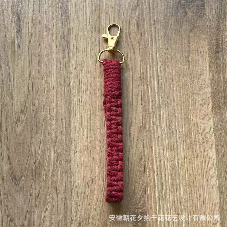 Llavero tejido a mano Nórdico tejido colgante bolsa colgante coche llavero lana llavero Navidad