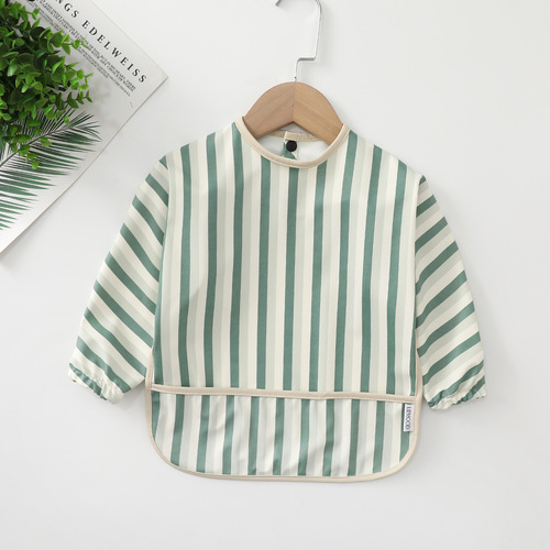 Children's waterproof anti-wearing bibs baby eating bibs super soft waterproof baby rice pocket anti-dirty feeding