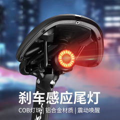 スマートブレーキ誘導自転車テールランプマウンテンバイクライトusb充電式高速道路車自転車警告夜ライドテールライト