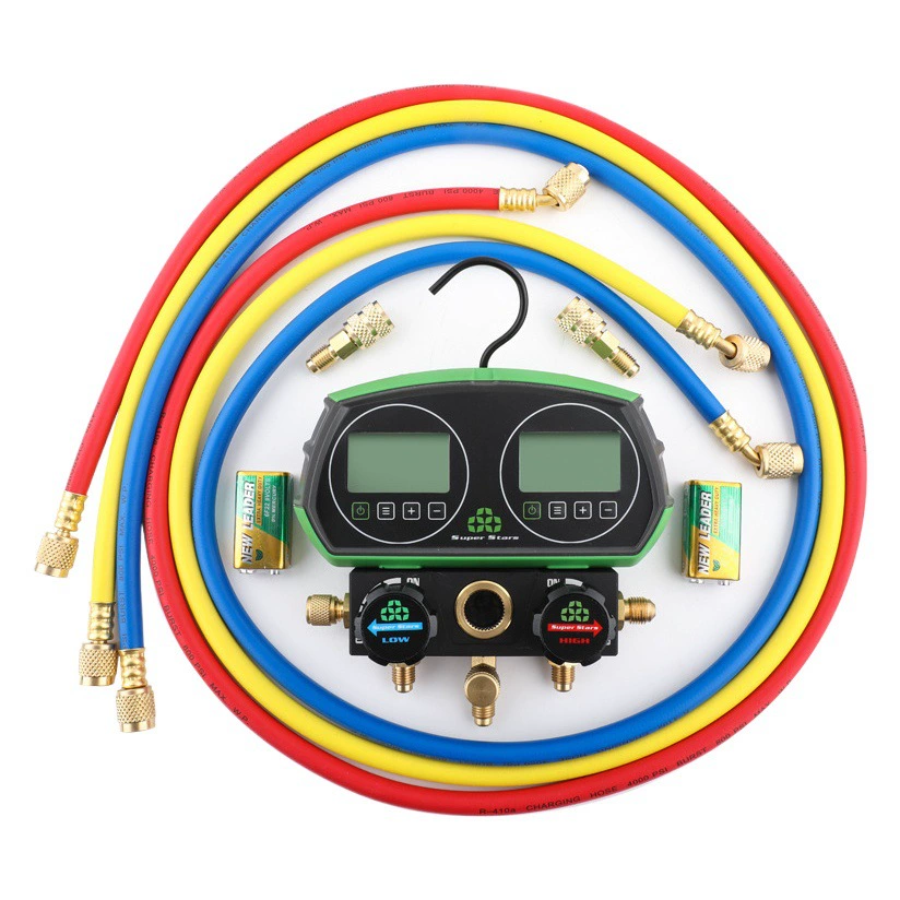 Shengba ST-B268D цифровой измеритель фторидов визуальный цифровой дисплей двойной метр кондиционер для наполнения жидкостью плюс накачка давления хладагента