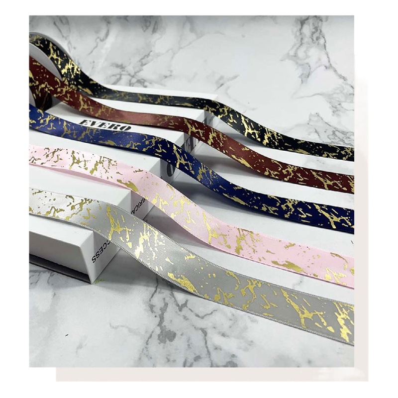 Especial 2cm bar pin mano cinta mármol textura caja de regalo embalaje decorativo cinta fábrica cinta al por mayor