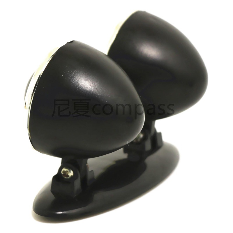 Amazon Supply nyxia coche al aire libre dos-a-uno con termómetro coche brújula decoración LC30