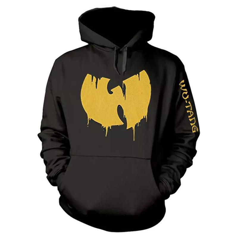 Fall Legendary Rap Group Wu-Tang Retro Classic oversize High Street Men's and Women's Direct Jet Hooded Sweatshirt