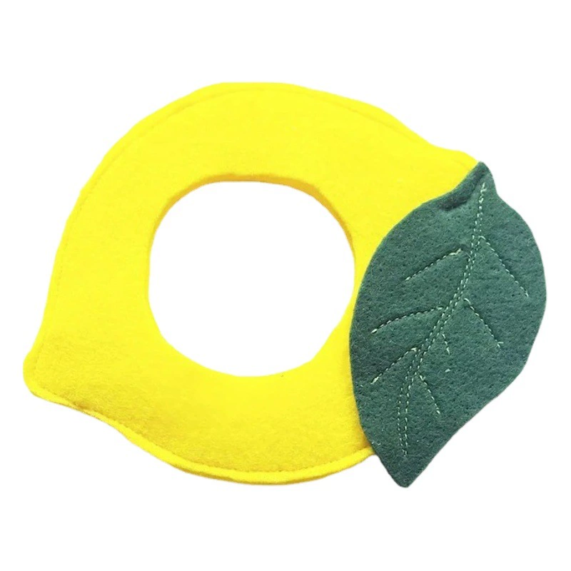 Мультфильм лимонный питомец кольцо Элизабет кошка кольцо Элизабет чувствовал мягкое кольцо шляпы любимчика