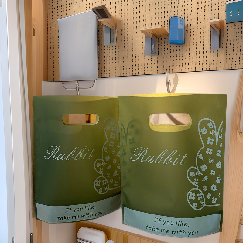 Bolsa de plástico esmerilado ropa blanca lechosa bolso ropa interior bolsa de cosméticos papelería bolsa de joyería engrosada bolsa de compras ropa para niños
