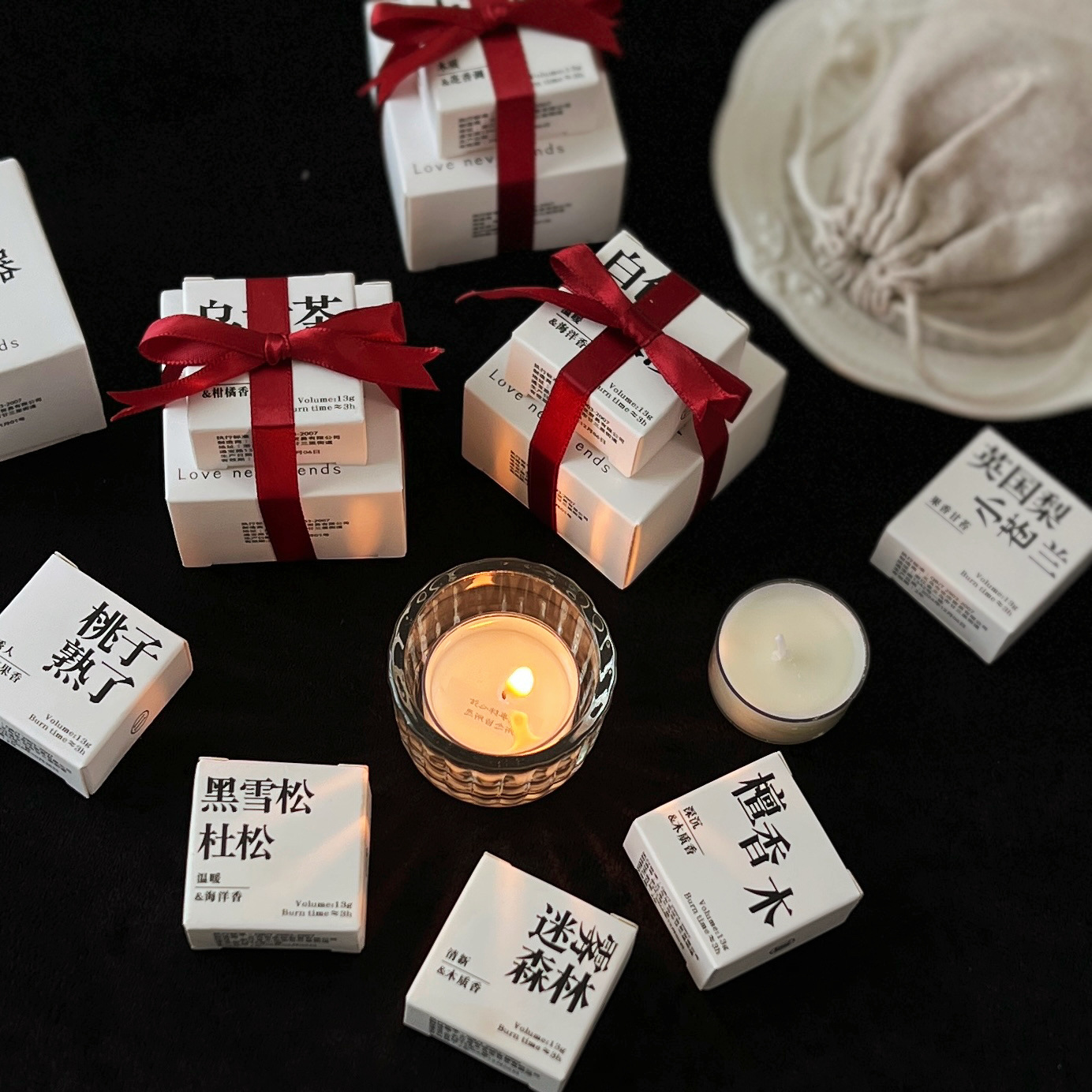 毕业季开学季结婚伴手礼小礼物送同学朋友同事香里藏诗香薰蜡烛礼