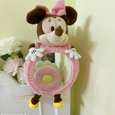 INS South Korea new cartoon Car hanging - pink-minnie-observation-mirror
