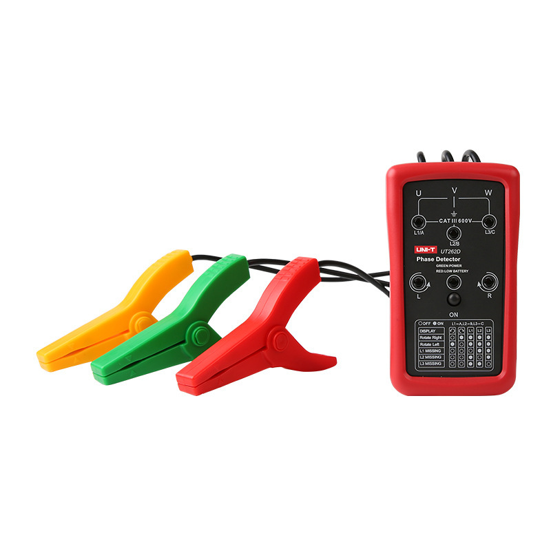优利德UT262D非接触式相序仪三相交流电相位计相序表相位表检测仪