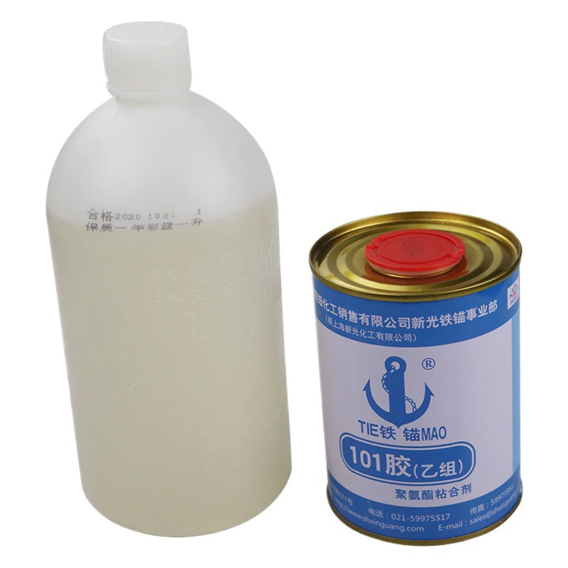 Железный якорь 101 клей Шанхай Xinguang бренд железного якоря полиуретановый палисандр мебель из цельного дерева сшивание прочный клей Группа A и B