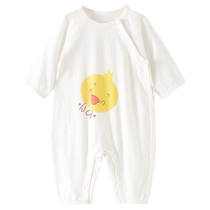 Mono de bebé para primavera y verano, de manga larga, fino, ropa para recién nacido, ropa de verano para niños pequeños, mono para bebé, niño y niña