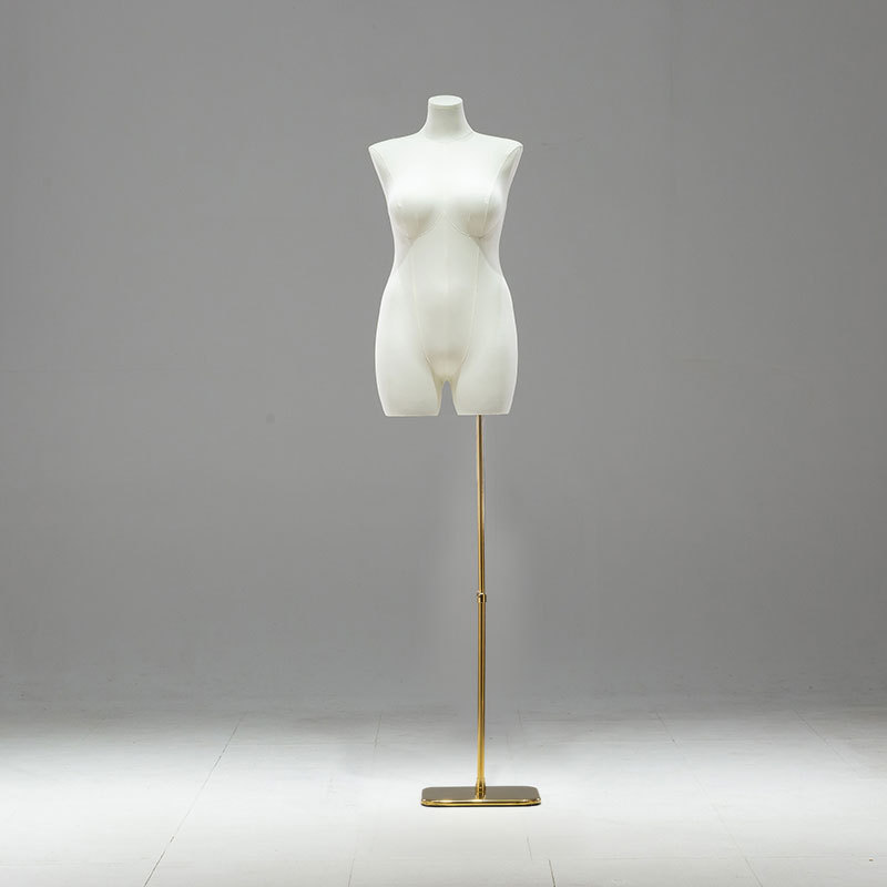 Maniquí Femenino de Talla Grande de Busto de Madera para Escaparate