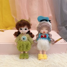 ����16CM�ɐ�ë�q�Űͱ����޷���BJD����Ů�����z�����ރ�ͯ���