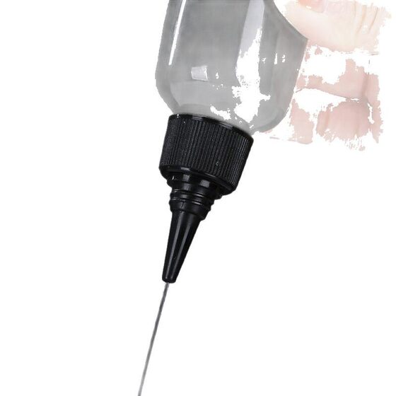 in stock 100ml black dark pointed nose bottle flip cap pe shading dispensing bottle squeeze pigment bottle small mouth bottle