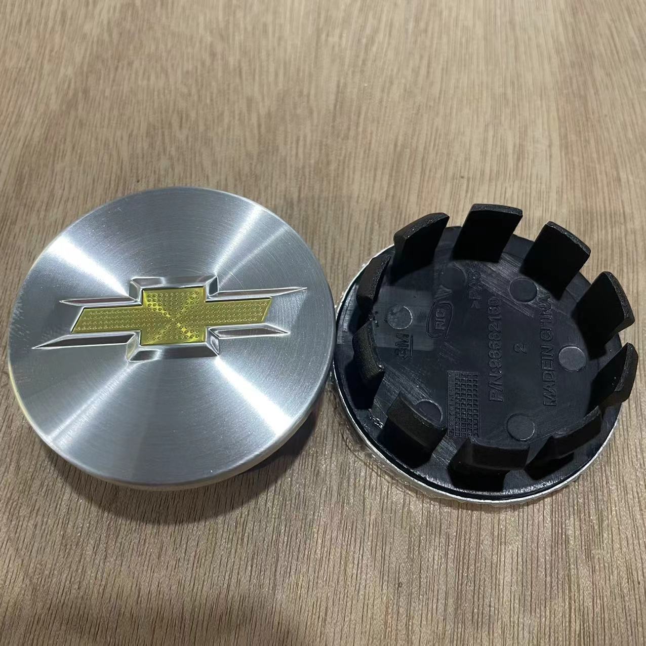 Hub Cap 58mm: Chevrolet Hub cover - silver-53mm