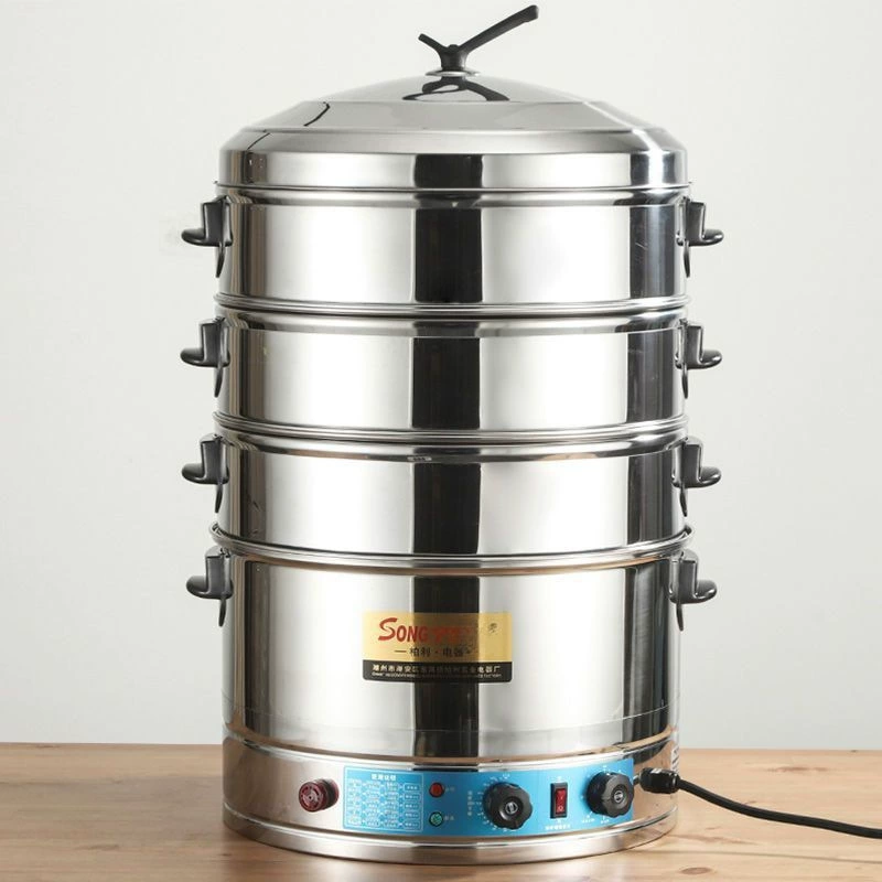 Automatic steamer stainless steel for commercial use, increased thickness, fully automatic