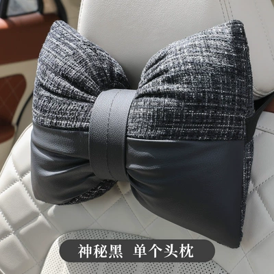 Good Waist Support for Long Periods – Headrest - mysterious-black-headrest