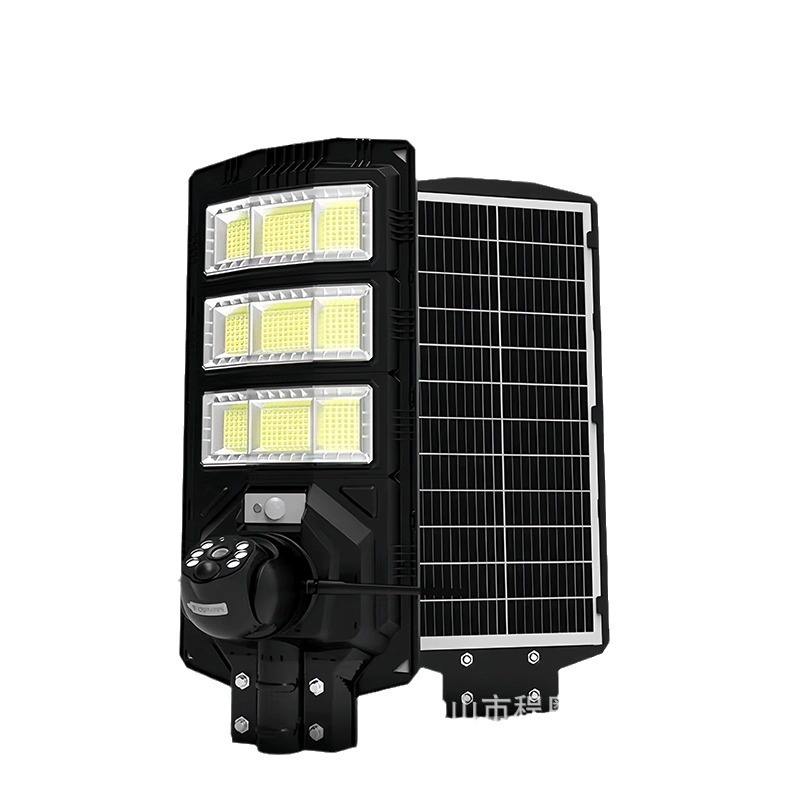 LED Solar Street Light 450W Cámara de vigilancia Telefono móvil Remota 4G WiFi Visión nocturna Rastreo Intercom