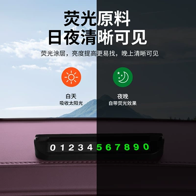 Color Moving Car Phone Plate – Nömrəli dayanma kartı