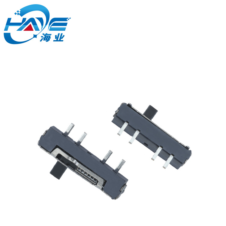 海业电子三档单排插脚拨动开关 电气元件配件 贴片电源开关SK-04A