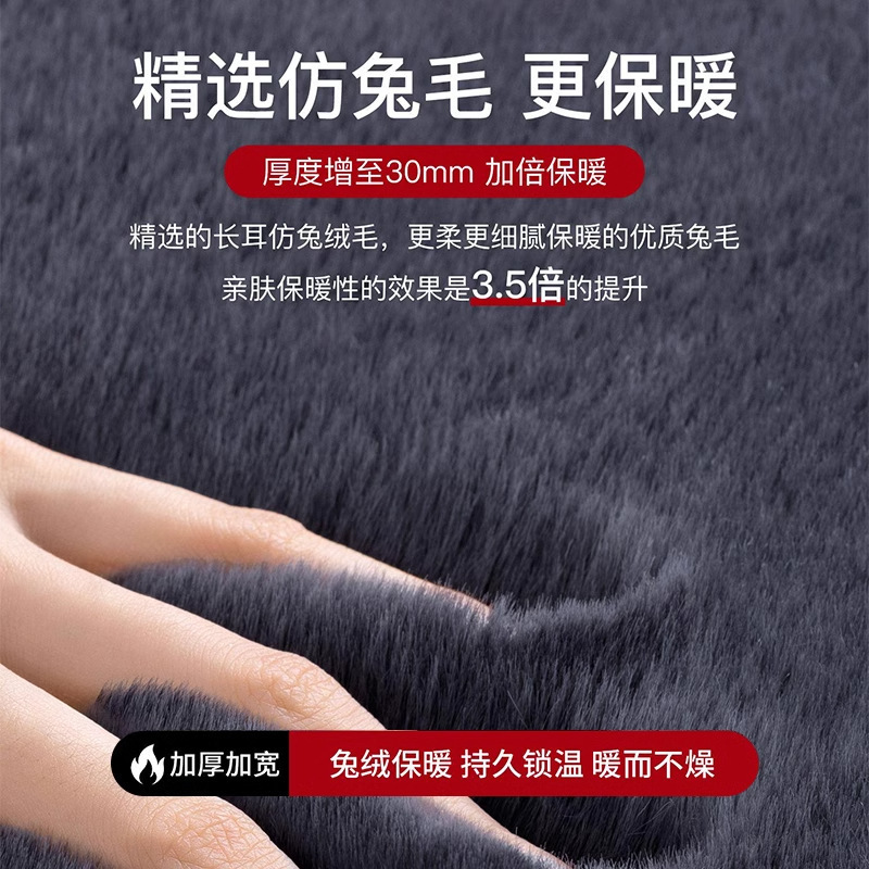 羊绒护膝盖保暖老寒腿男女士关节老人加绒防滑长筒套防寒冬季护腿|undefined