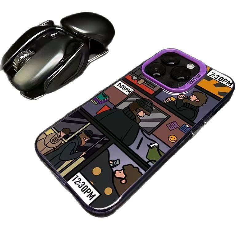 Los fragmentos de vida son adecuados para la carcasa del teléfono móvil Apple 16Promax, carcasa de gas personalizado iPhone15/14/13 Europa y América 12