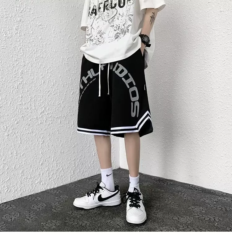 Шорты Kaibin oversize летние, эластичный пояс, шнурок, до колена, размеры M–5XL