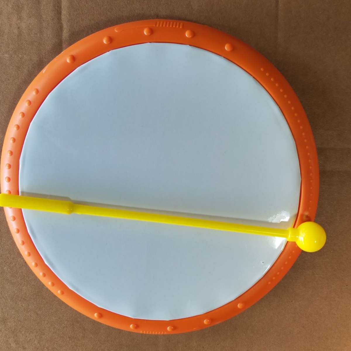 20CM Plastic Hand Drum Kindergarten Children Percussion With Sticks Hand Clap Drum Dance Teaching Tool Orff Early Education Instrument
