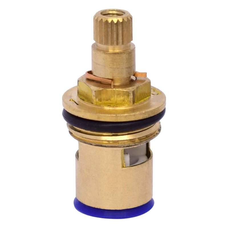 Быстроразъемный сердечник клапана крана Бытовой одиночный холодный полностью медный керамический сердечник Треугольный клапан Стиральная машина Переключатель крана Медная головка