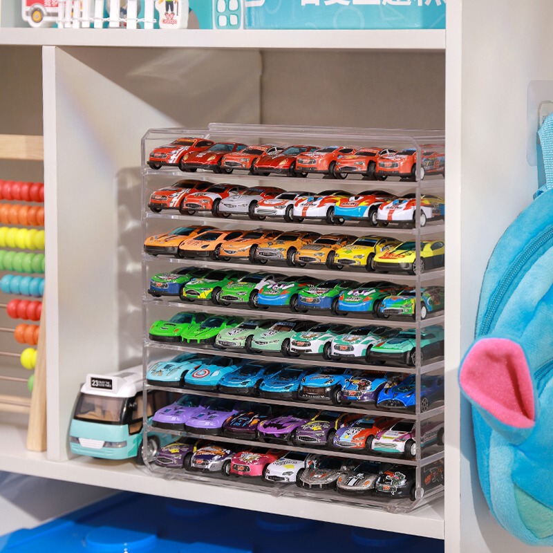 In-Stock 1:64 Toy Car Model Storage Box Hot Wheels Tomica Truck Model Display Stand Multi-Layer Storage Rack In-Stock 1:64 Toy Car Model Storage Box Hot Wheels Tomica Truck Model Display Stand Multi-Layer Storage Rack