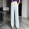 Spring summer breathable trousers for leisure, suit, plus size