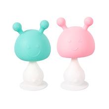 硅胶婴儿磨牙棒牙胶手摇铃婴幼儿响铃咬咬乐防吃手磨牙棒儿童玩具