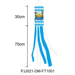 Cross-border Summer Oktoberfest Windsock Flag Party Decorative Couplets Outdoor Creative Windsock Flags Wholesale