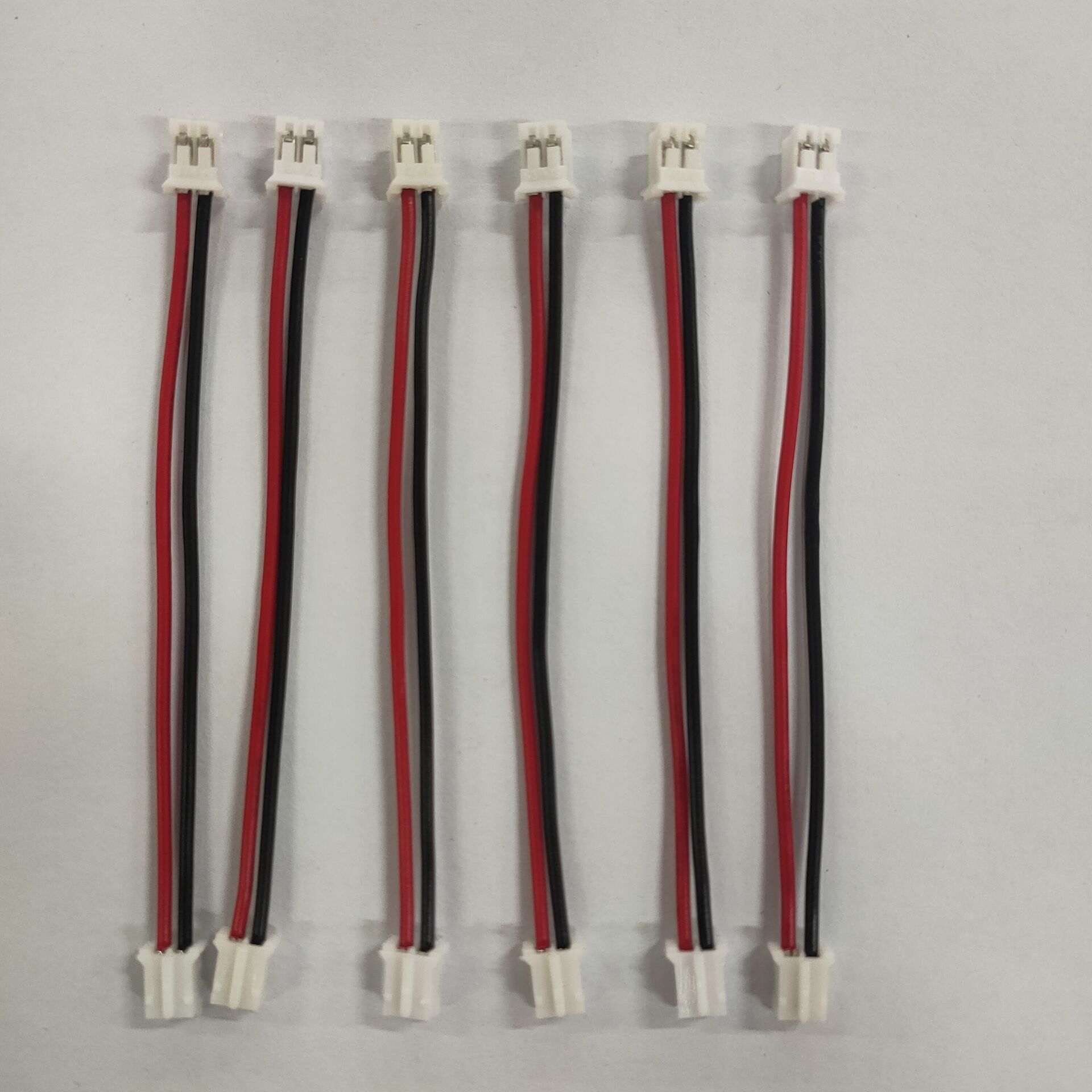 深圳厂家直供PVC电子线1007 24#红黑并线 PH2.0端子线硅胶线85