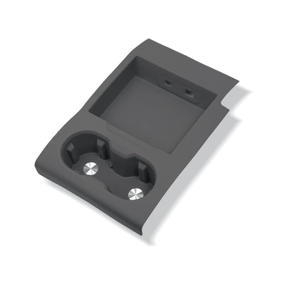 Suitable for 24 Models of Zeekr 7X, Second-Row Cup Holder Cover, Car Protective Silicone Anti-Slip Mat, Automotive Accessories Modification Parts (Anti-slip mat) - 24-models-of-ji-krypton-7x-second-row-armrest-storage-box-two-wheel-drive