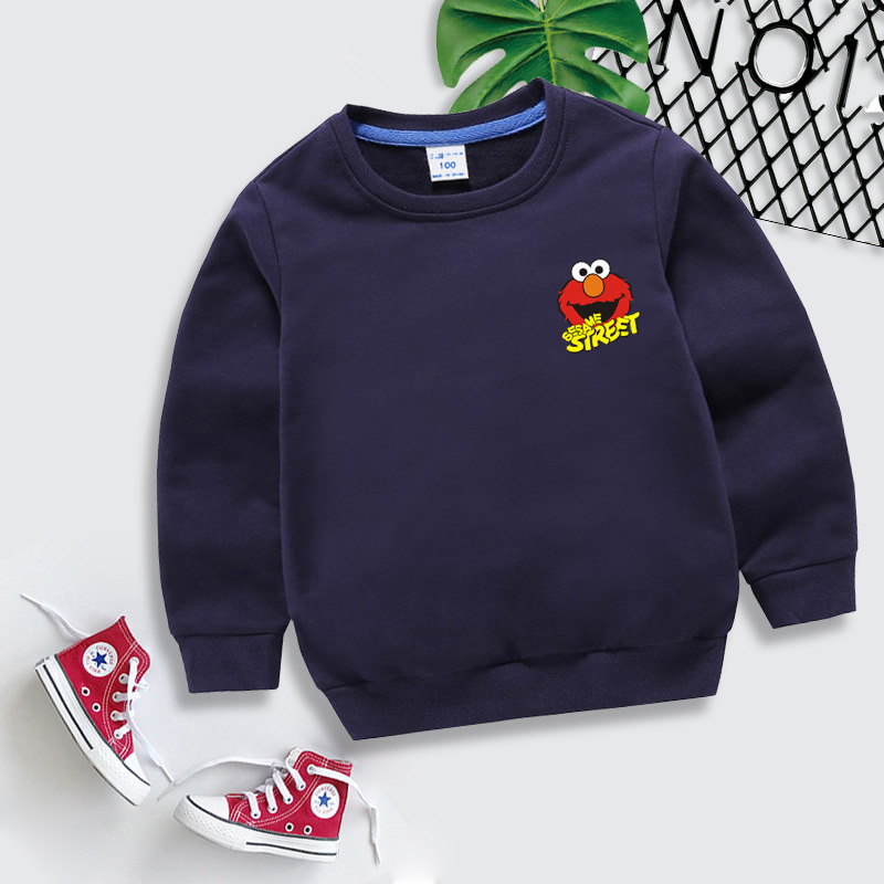 宝蓝色芝麻街胸花红黄