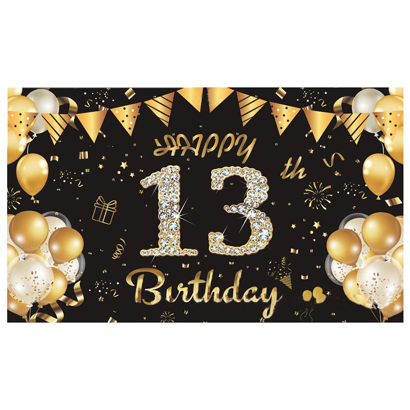 Fondo de fiesta con pancarta de feliz cumpleaños 2025, tela colgante para fotos con tema de cumpleaños, decoración fotográfica.