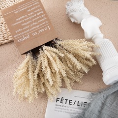 紗霧小谷穗枝把束仿真花家居裝飾婚慶手捧花玫瑰花牆假花YC1091